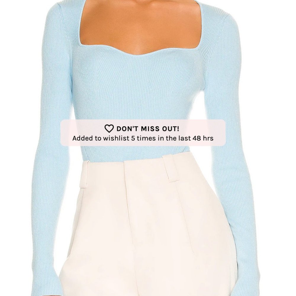 One Grey Day Seville Bodysuit in Blue Jean